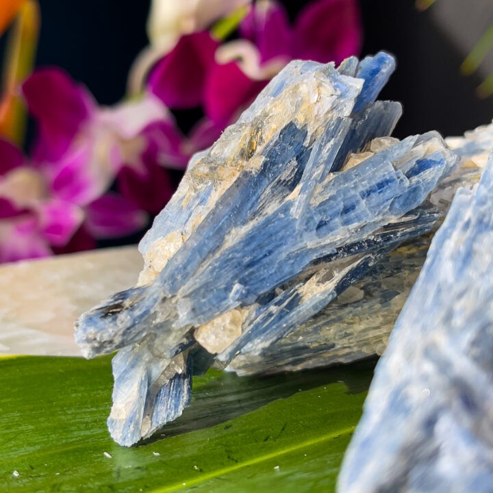 Natural Blue Kyanite with Mica