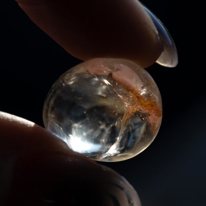 Tumbled Clear Quartz with Inclusions