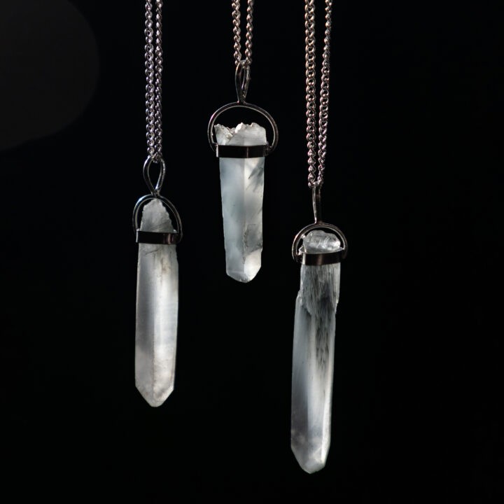 Blue Tara Quartz Point Pendant