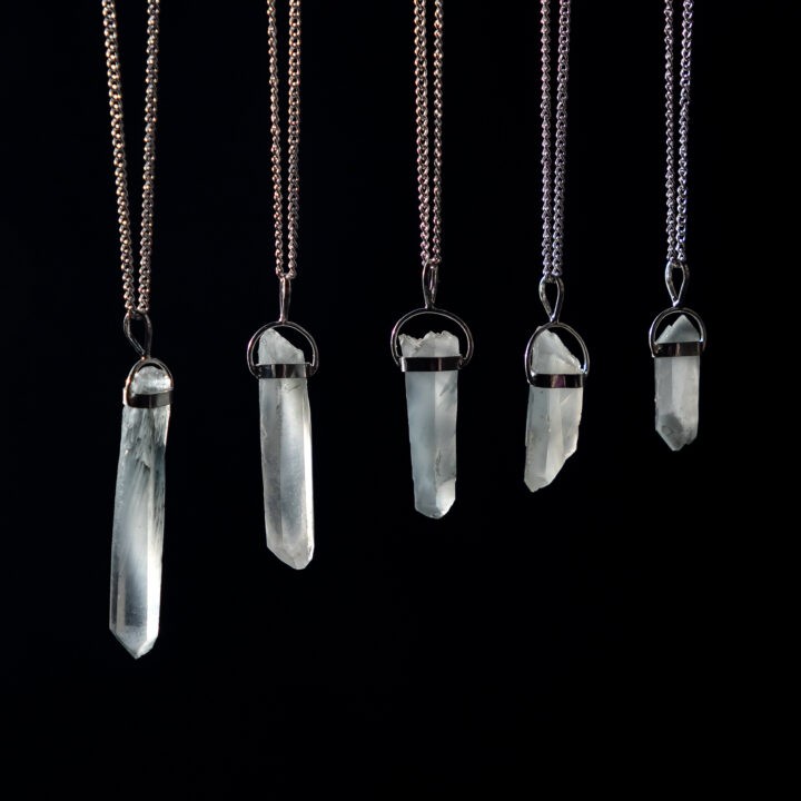 Blue Tara Quartz Point Pendant