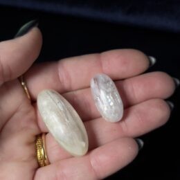 Gemstone Sale: Kunzite and Triphane Shiva Lingam