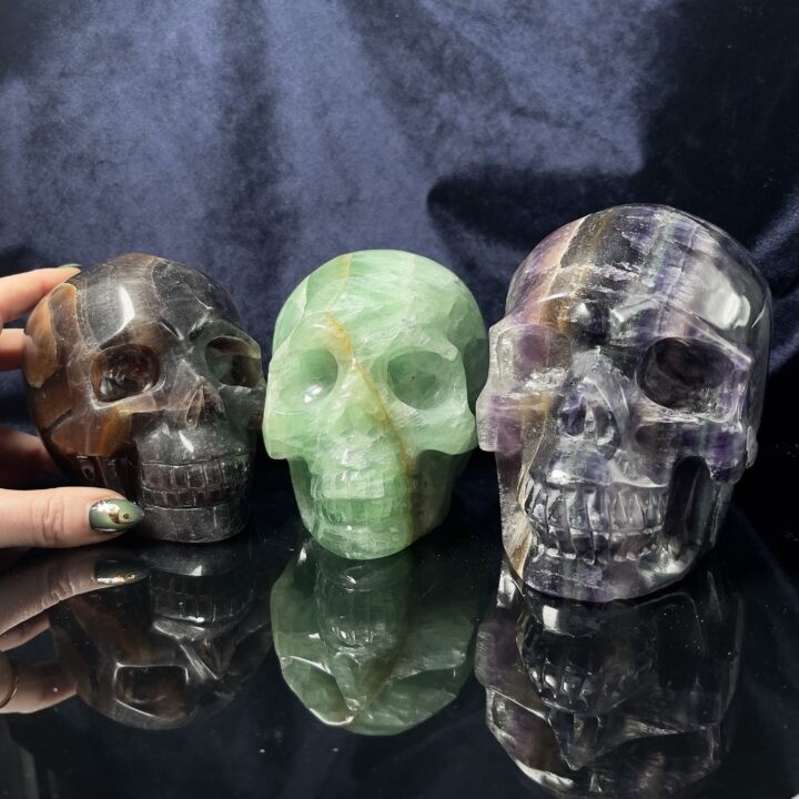 Gemstone Sale: Fluorite Skull