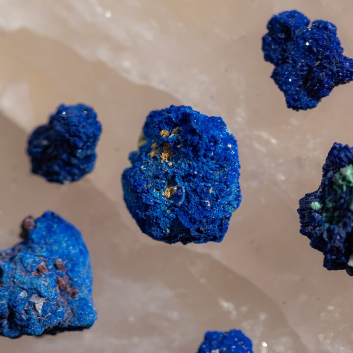 Natural Azurite Cluster