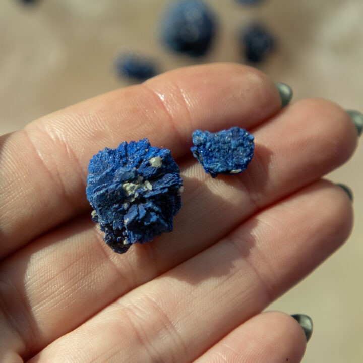 Natural Azurite Cluster