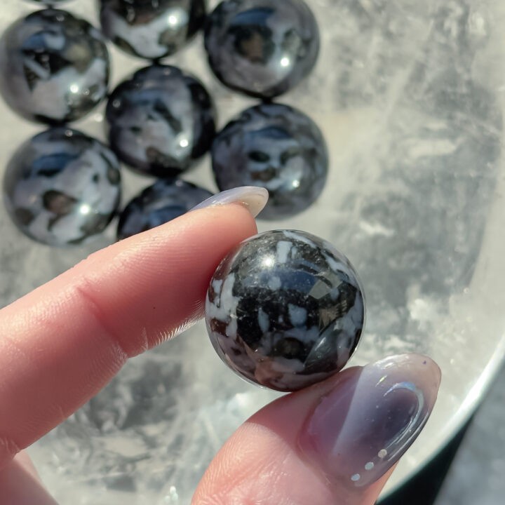 Indigo Gabbro Mini Sphere