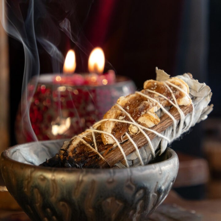 Orange Cinnamon & White Sage Smudge Bundle