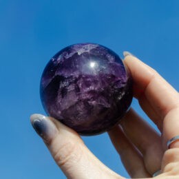 Purple Fluorite Sphere