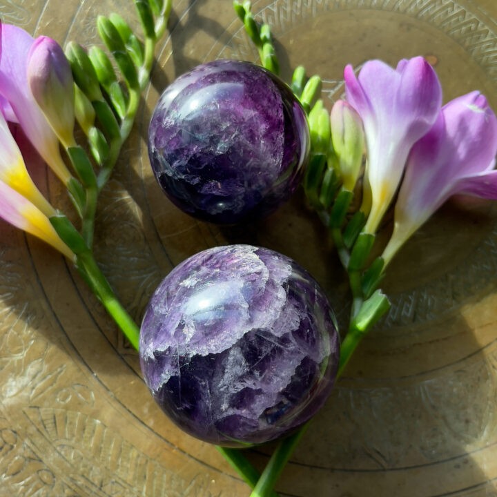 Purple Fluorite Sphere