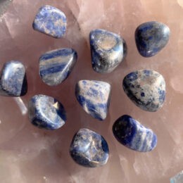 Tumbled Angel Aura Sodalite