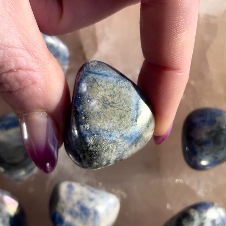 Tumbled Angel Aura Sodalite