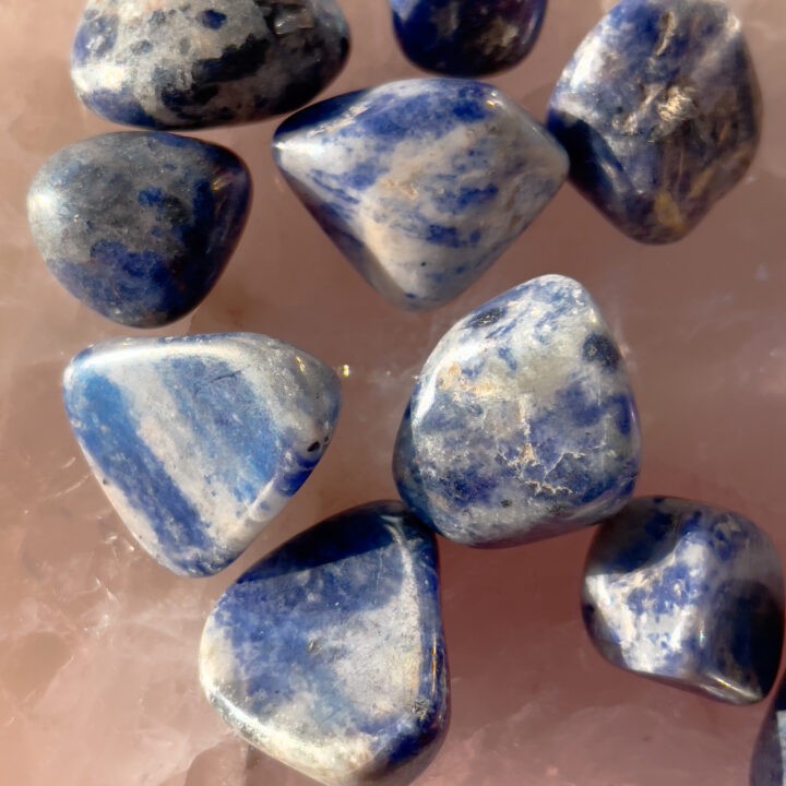 Tumbled Angel Aura Sodalite