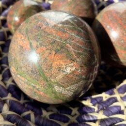 Unakite Jasper Sphere