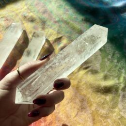 Double Terminated Clear Quartz Wand