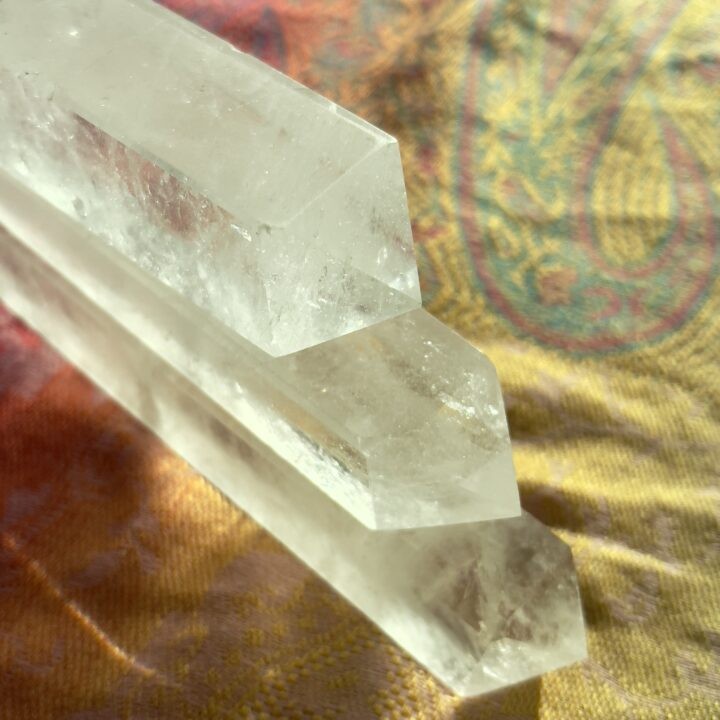 Double Terminated Clear Quartz Wand