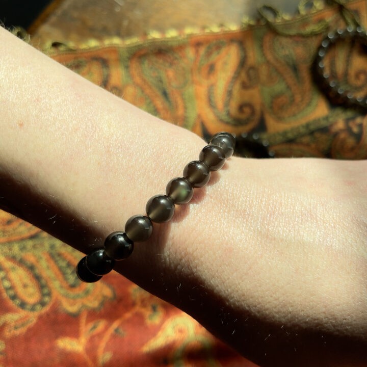 Cats Eye Obsidian Bracelet