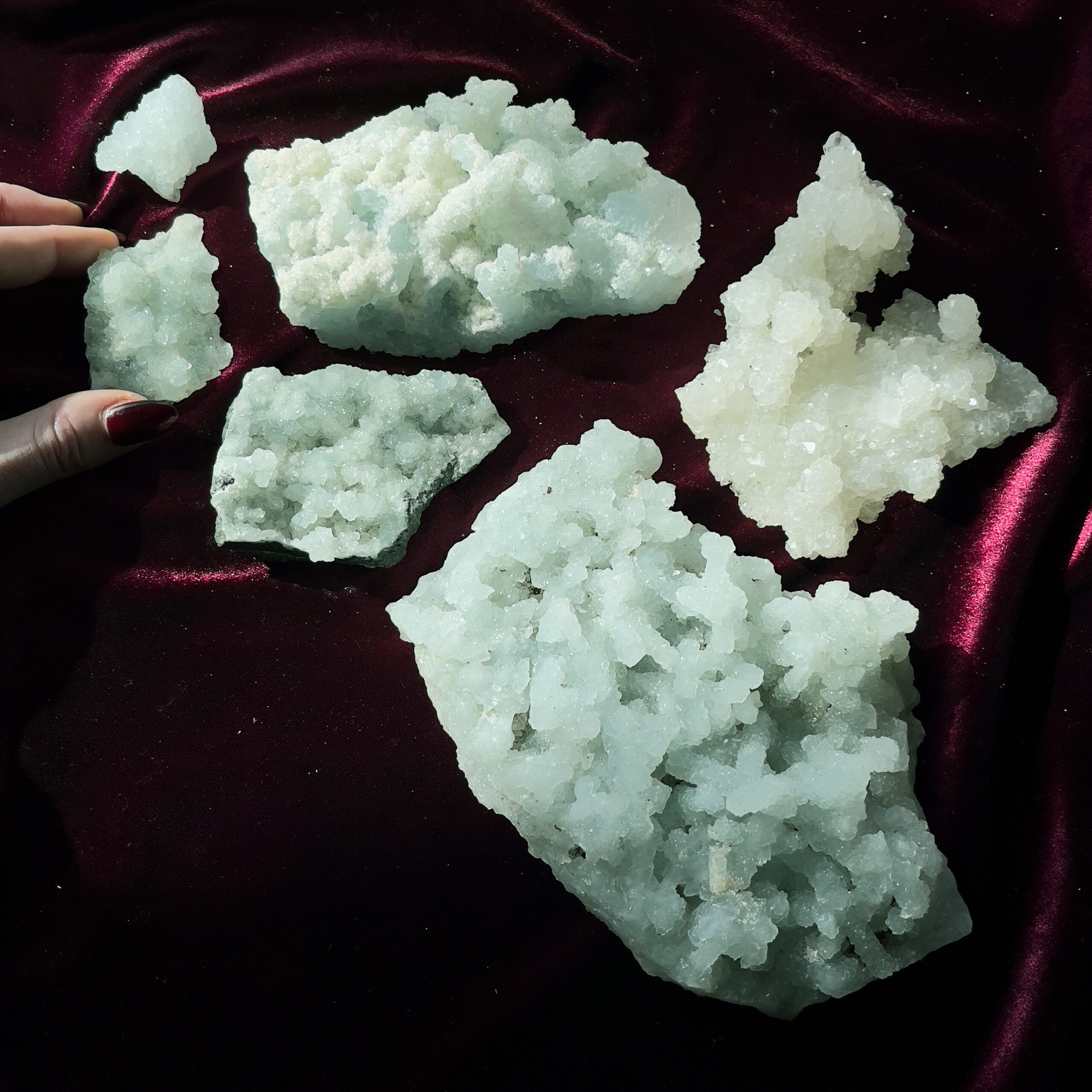 Prehnite cluster + 2024 bundle (reserved)