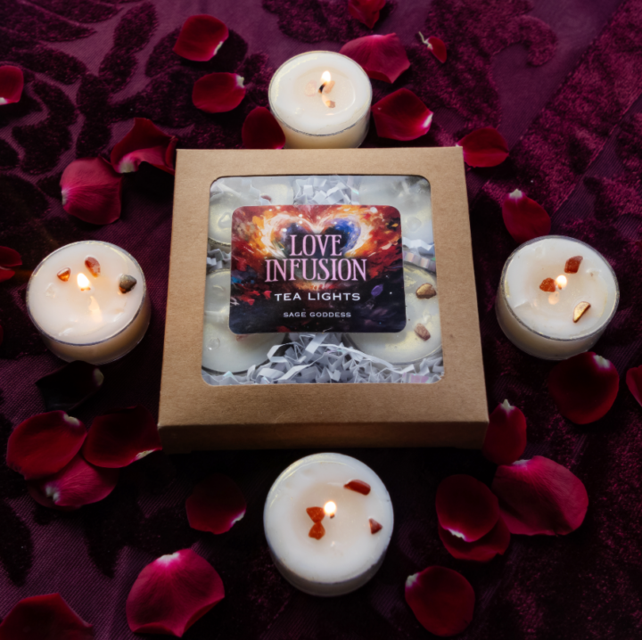 Love Infusion Intention Tea Lights