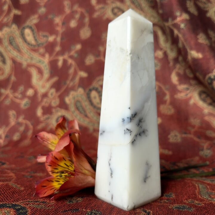 Dendritic Opal Obelisk