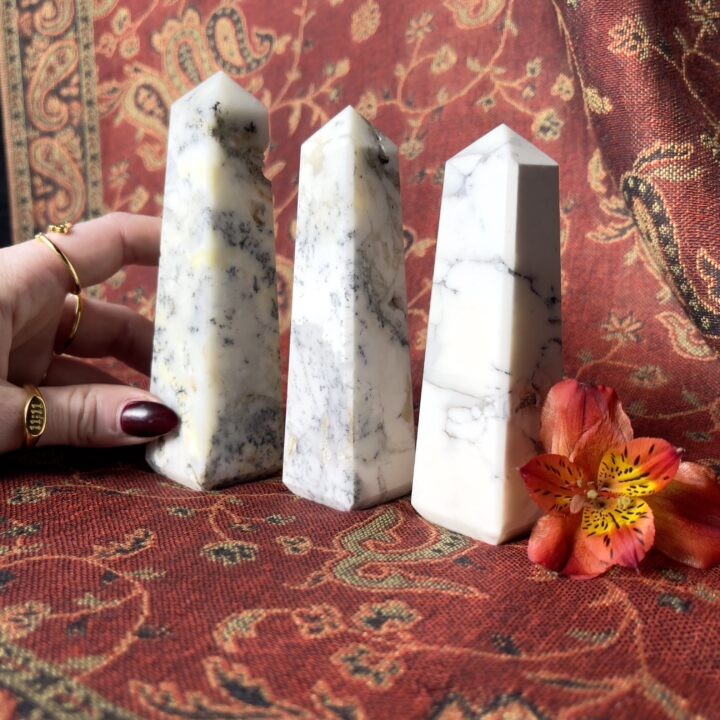 Dendritic Opal Obelisk