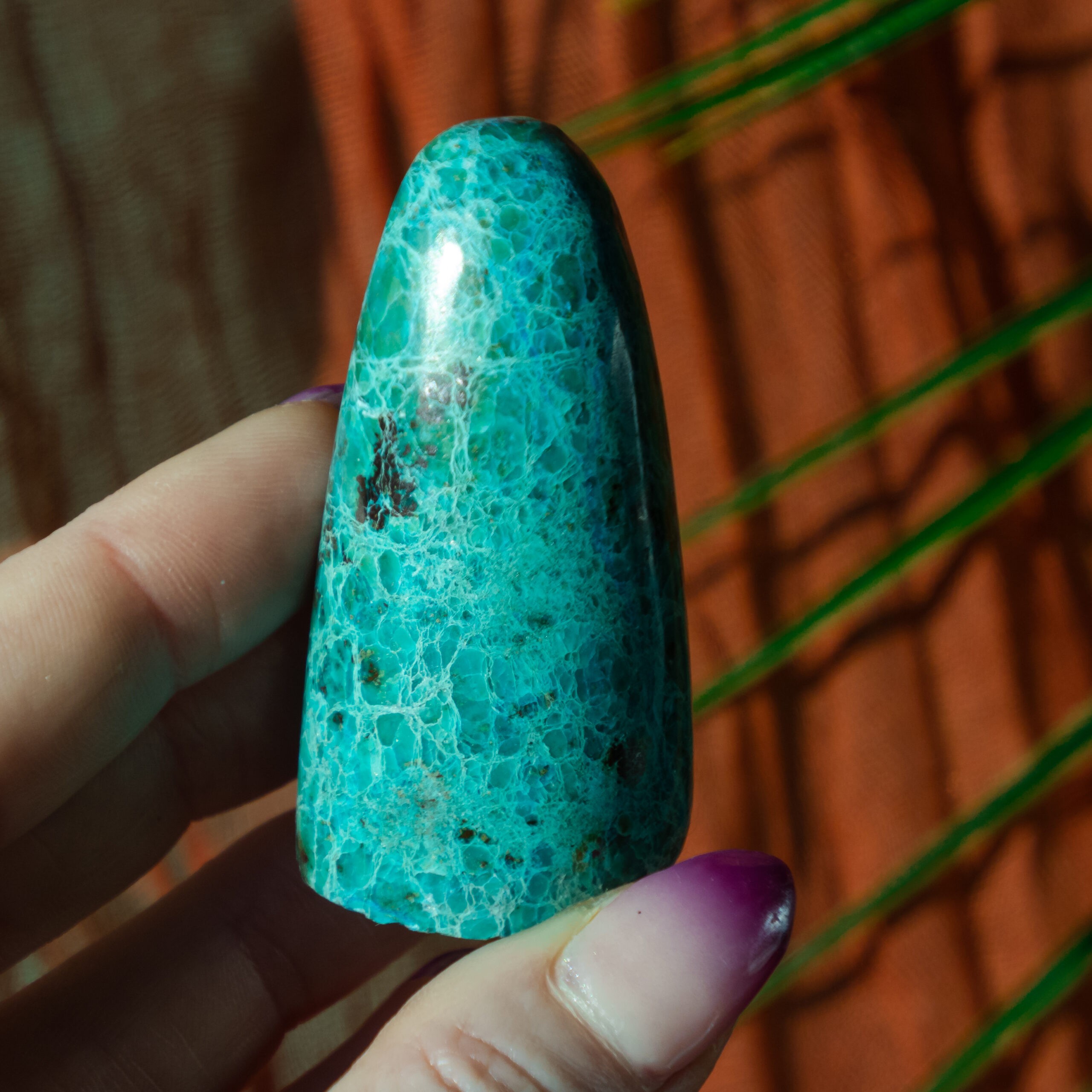 Chrysocolla Freeform good Cabochon