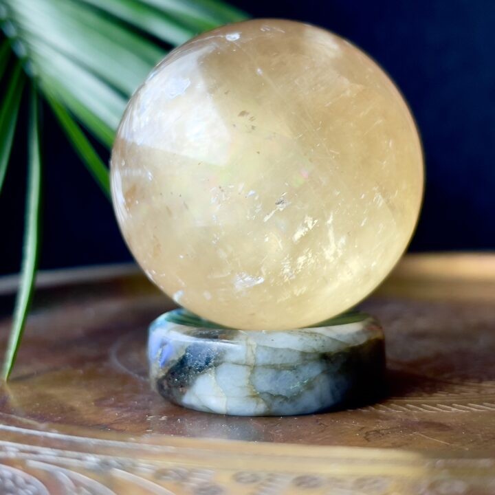 Labradorite Sphere Stand