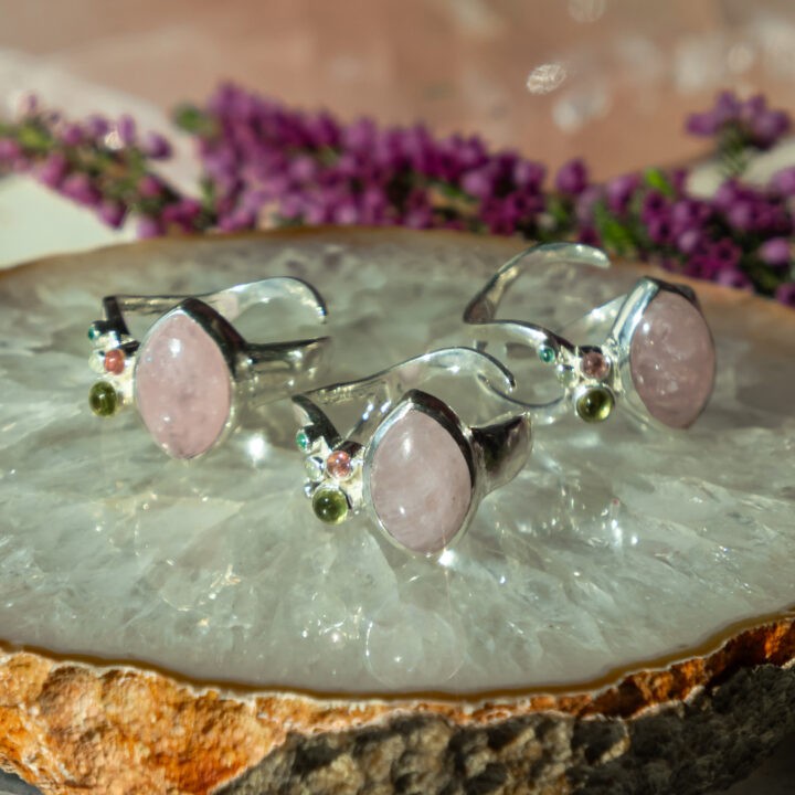 Morganite Heart Chakra Ring