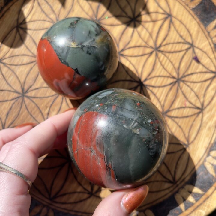 African Bloodstone Sphere