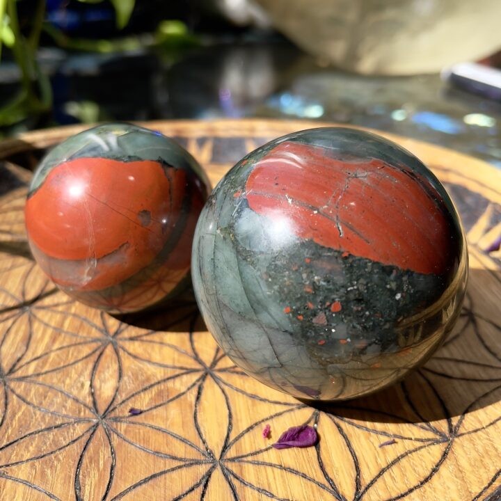 African Bloodstone Sphere