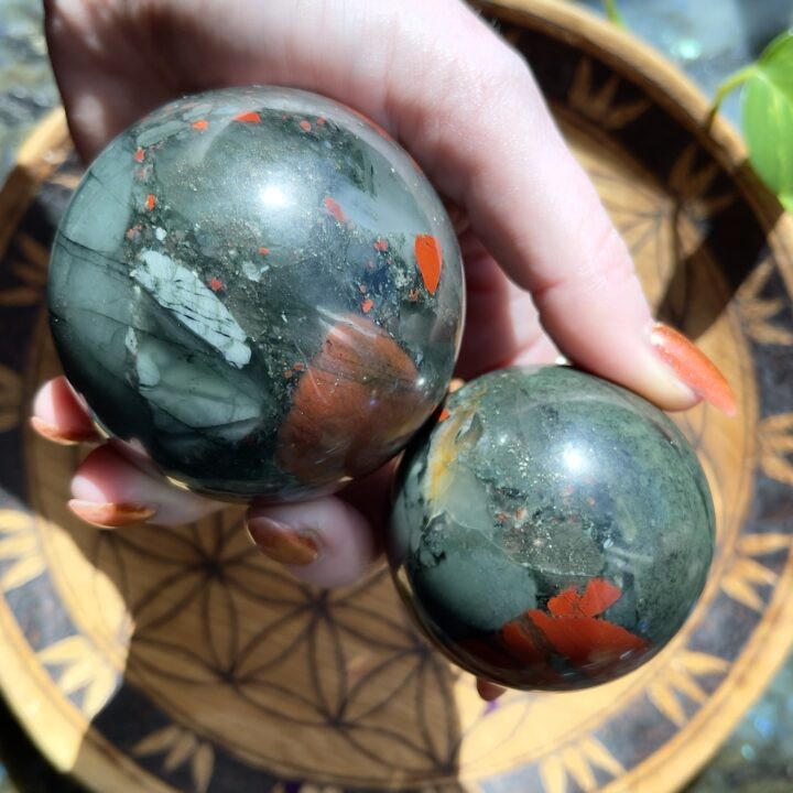 African Bloodstone Sphere