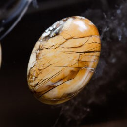 Brecciated Mookaite Jasper Cabochon