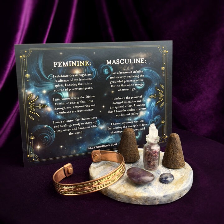 Divine Feminine & Masculine Altar Set