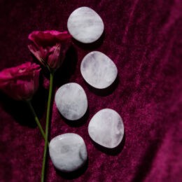 Lunar Rose Quartz Meditation Stone