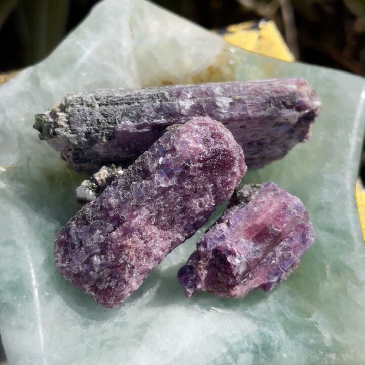 Natural Lepidolite Pseudomorph After Tourmaline