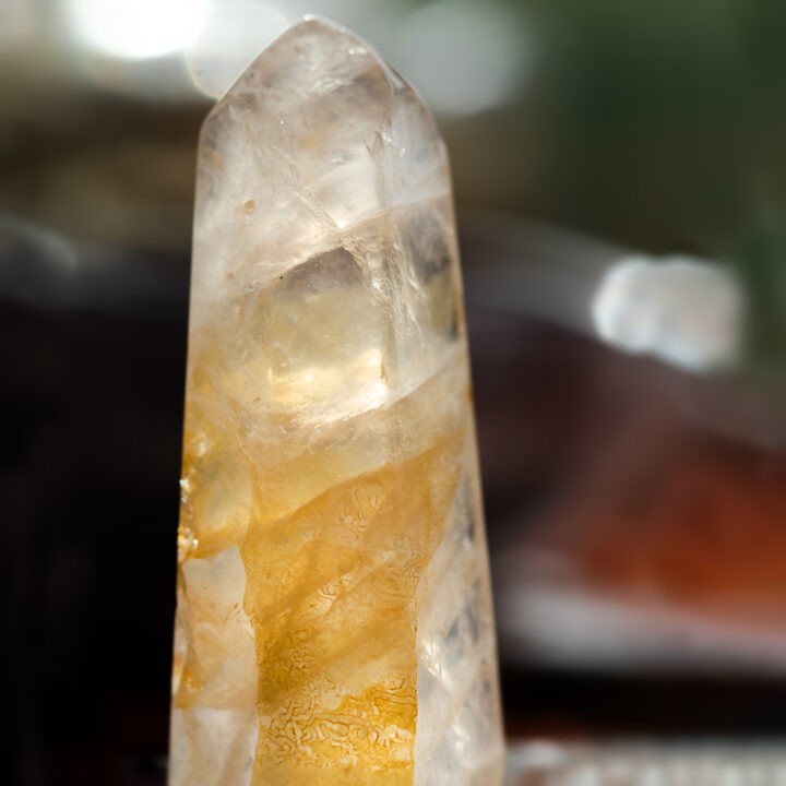 Rose Quartz & Golden Healer Quartz Mini Generator