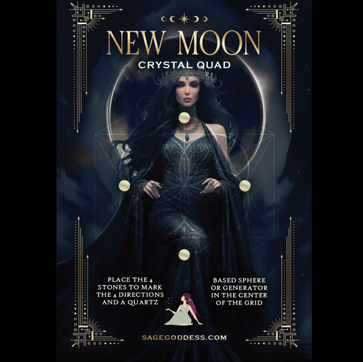 New Moon Crystal Quad