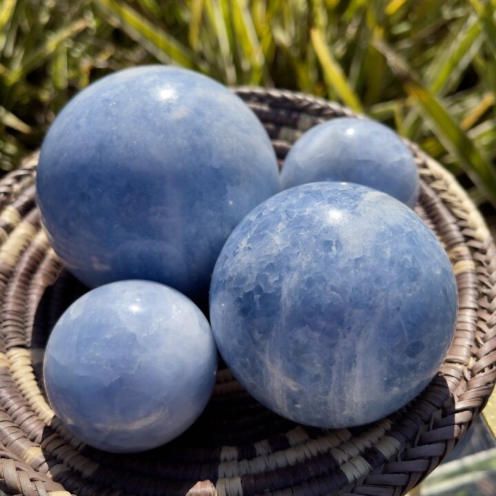 Blue Calcite Sphere