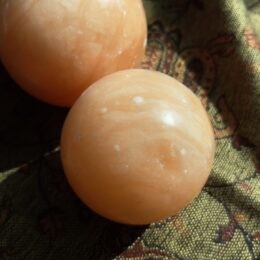 Orange Calcite Sphere