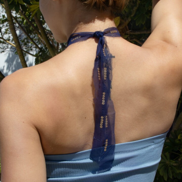 Dendritic Agate & Blue Sapphire Jewelry Duo