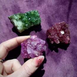 Gemstone Sale: Intuitively Chosen Aura Quartz Cluster