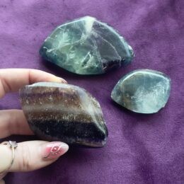 Misfit Minerals: Polished Rainbow Fluorite