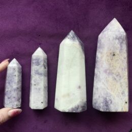 Misfit Minerals: Lepidolite with Quartz Generator