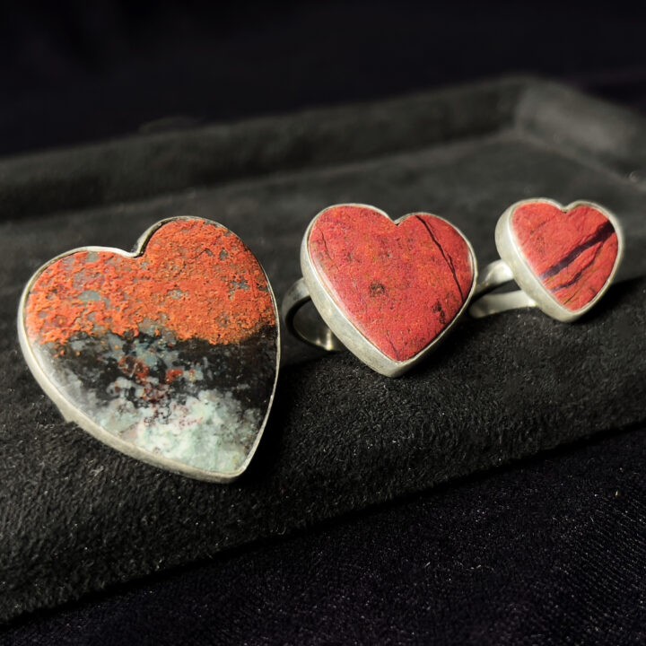 Gemstone Sale: Sonora Chrysocolla Heart Ring