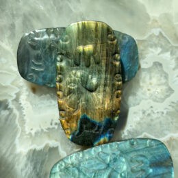 Aries Labradorite Palm Stone