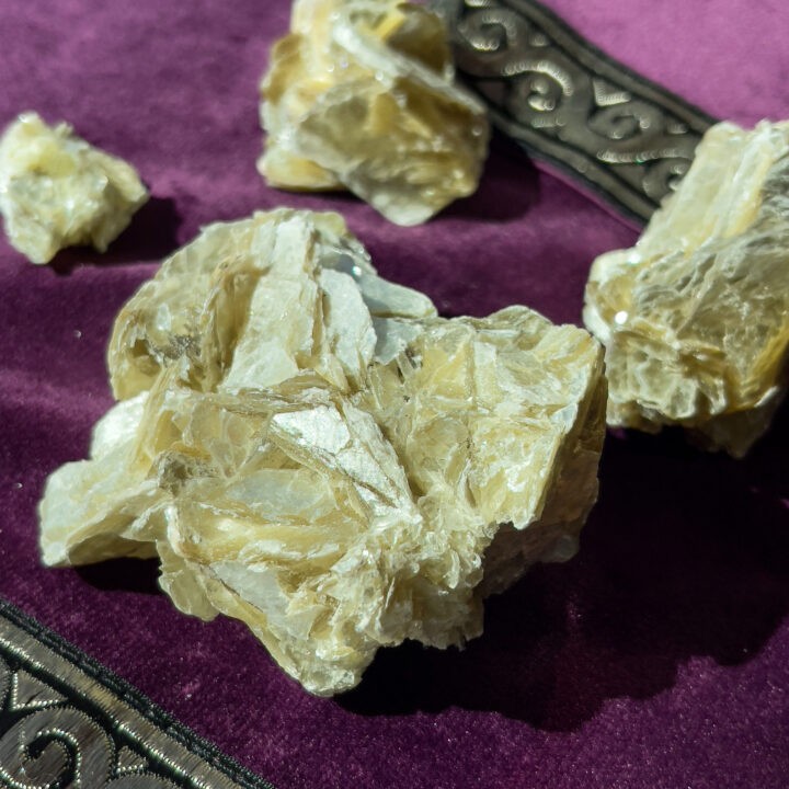 Natural Golden Mica Cluster