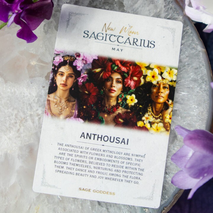 Sagittarius Full Moon Ceremony Set — Bloom Into Your Power