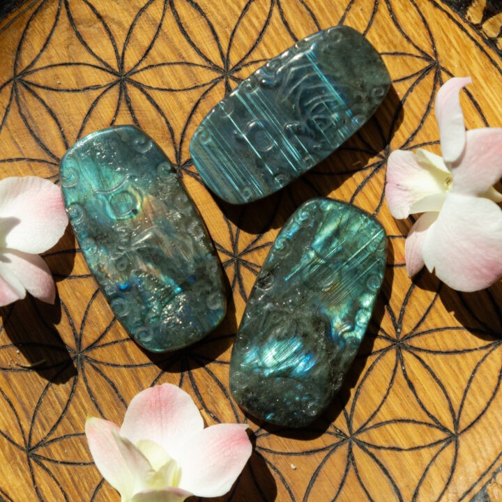 Taurus Labradorite Palm Stone