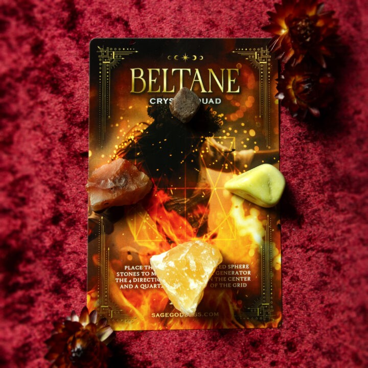 Beltane Crystal Quad