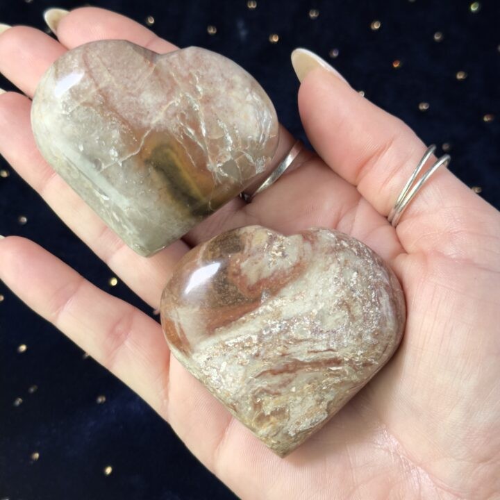 Misfit Minerals: Rosetta Jasper Heart