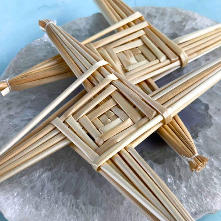 Misfit Minerals: Straw Brigid’s Cross