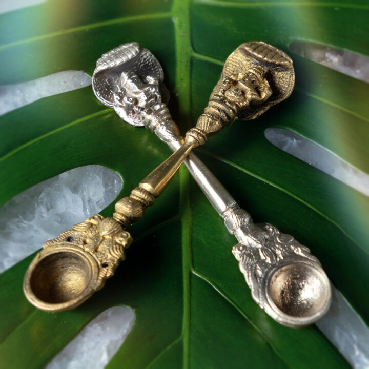 Ganesha Brass Spoon